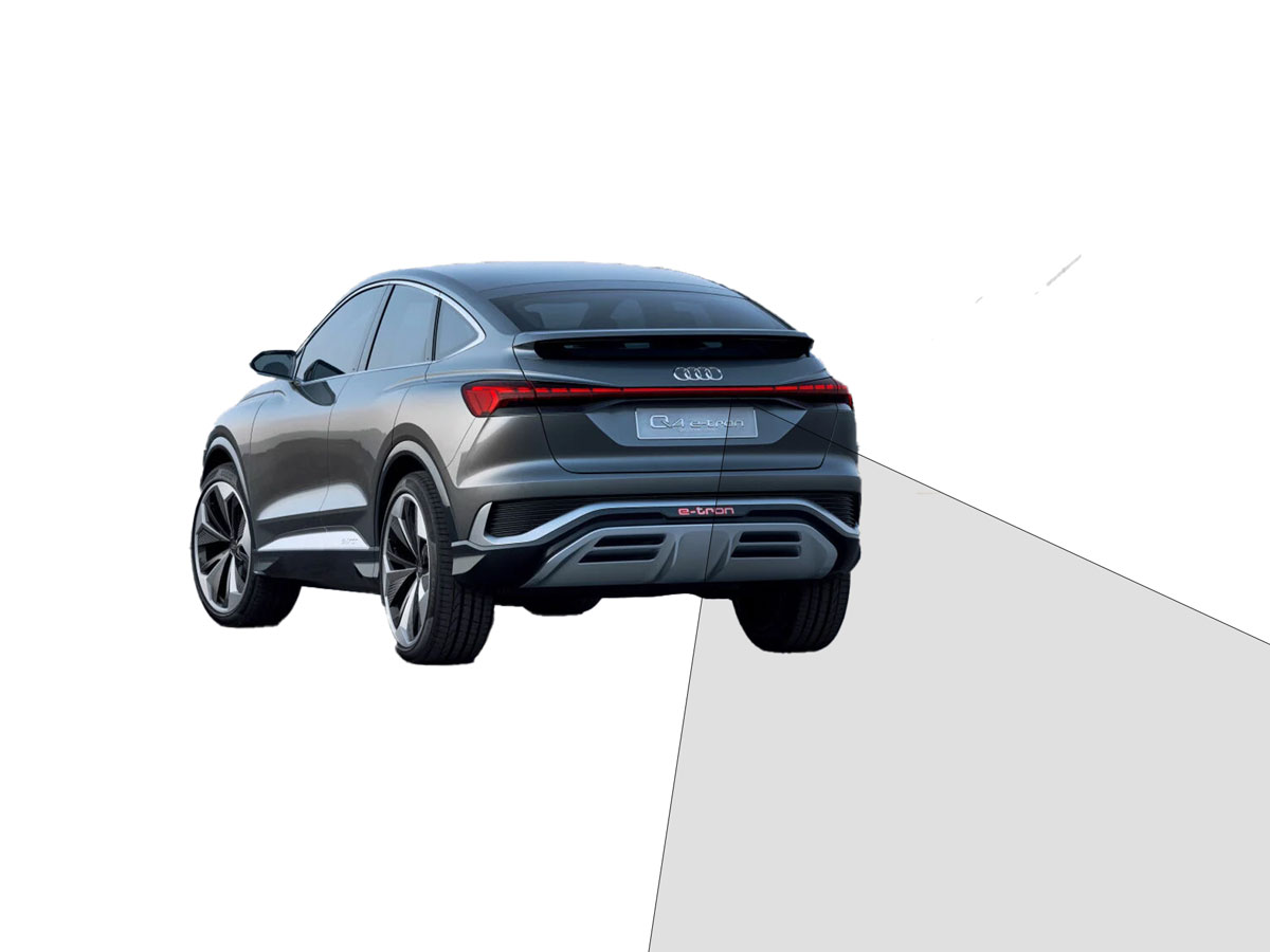 Audi Q4 met achteruitrijcamera bij Ataf Turnhout