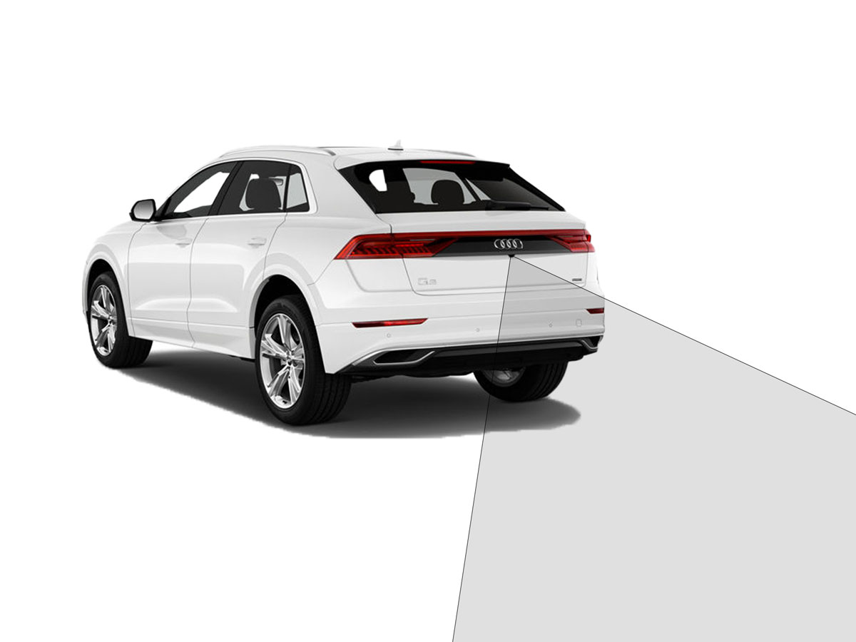 Audi Q8 met achteruitrijcamera bij Ataf Turnhout