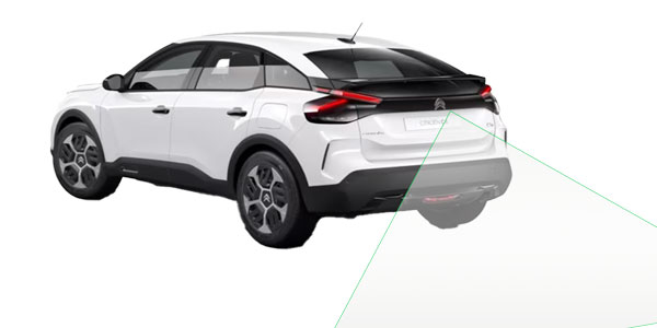 Citroen EC4 met achteruitrijcamera bij Ataf Turnhout