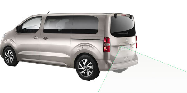 Citroen Spacetourer met achteruitrijcamera bij Ataf Turnhout