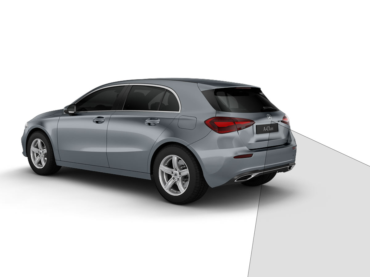 Mercedes A met achteruitrijcamera bij Ataf Turnhout