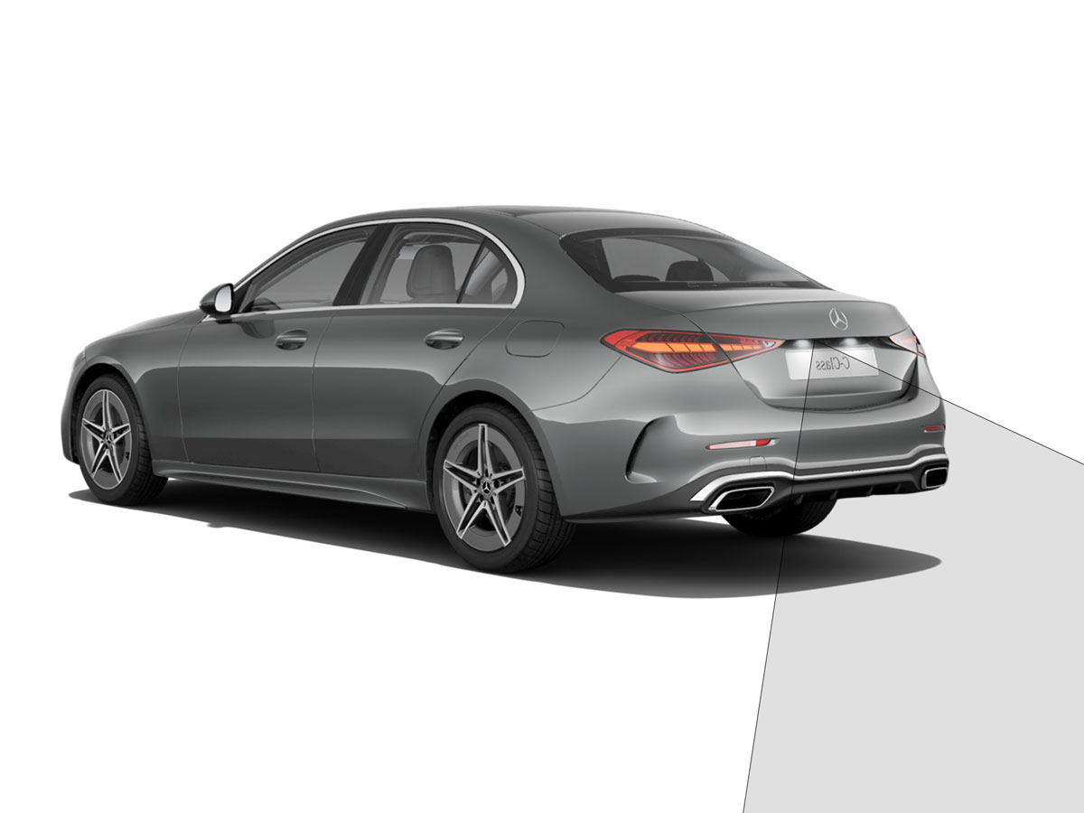 Mercedes C met achteruitrijcamera bij Ataf Turnhout