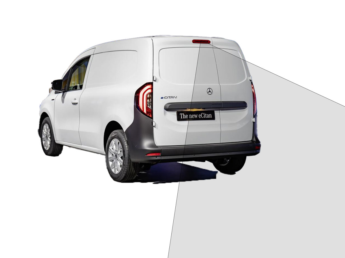 Mercedes Citan met achteruitrijcamera bij Ataf Turnhout