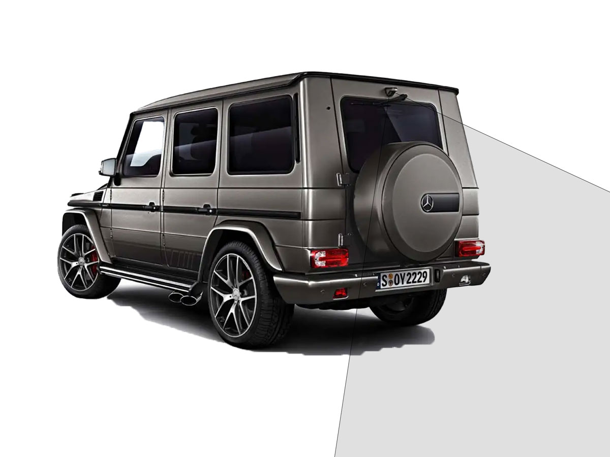 Mercedes G met achteruitrijcamera bij Ataf Turnhout