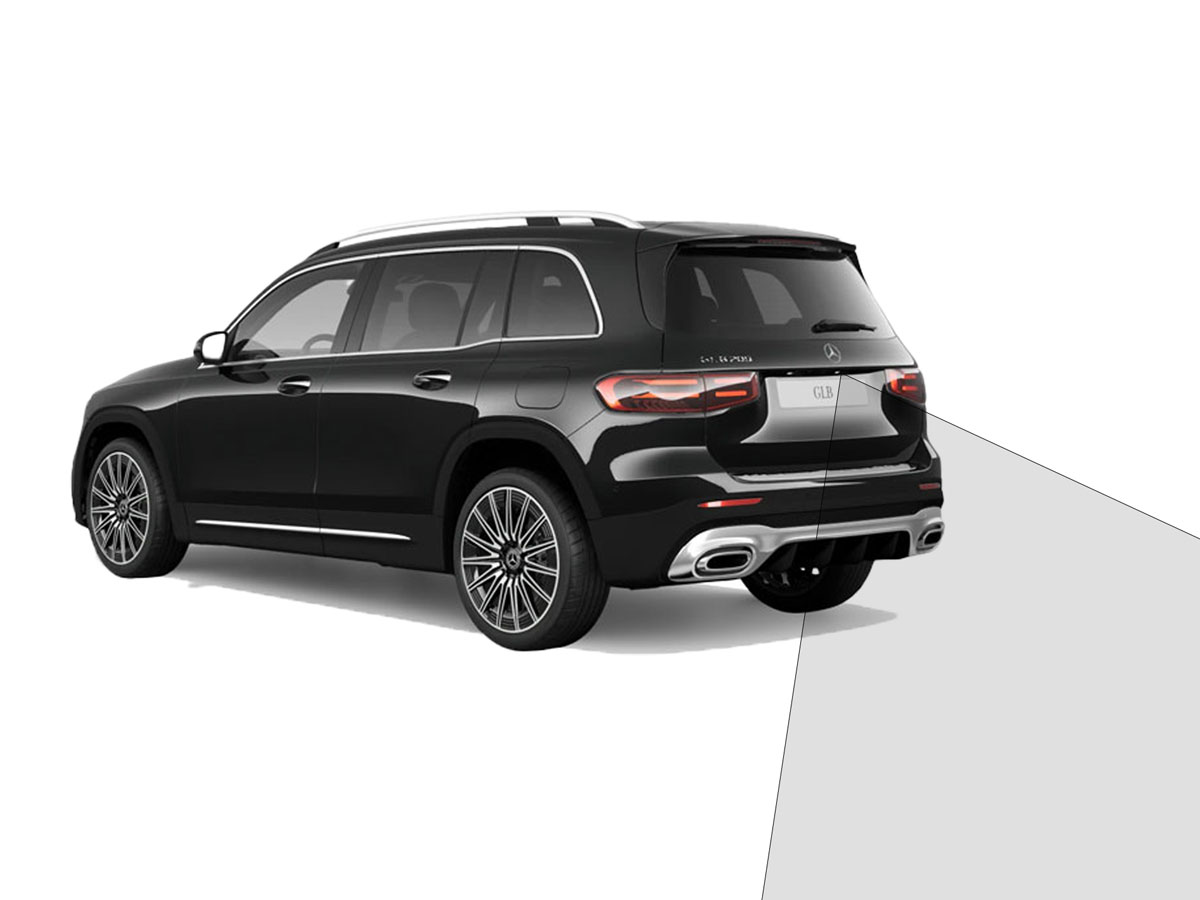 Mercedes GLB met achteruitrijcamera bij Ataf Turnhout