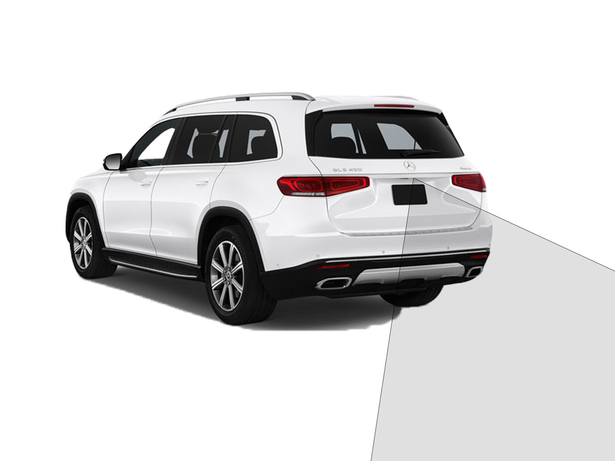 Mercedes GLS met achteruitrijcamera bij Ataf Turnhout