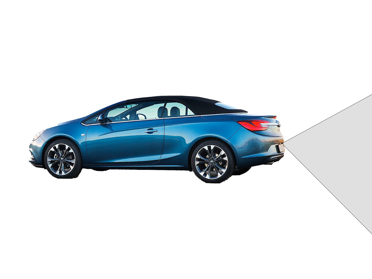 Opel Cascada met achteruitrijcamera bij Ataf Turnhout