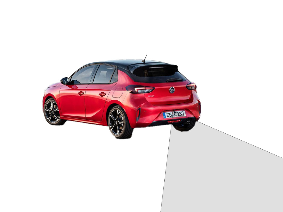 Opel Corsa met achteruitrijcamera bij Ataf Turnhout