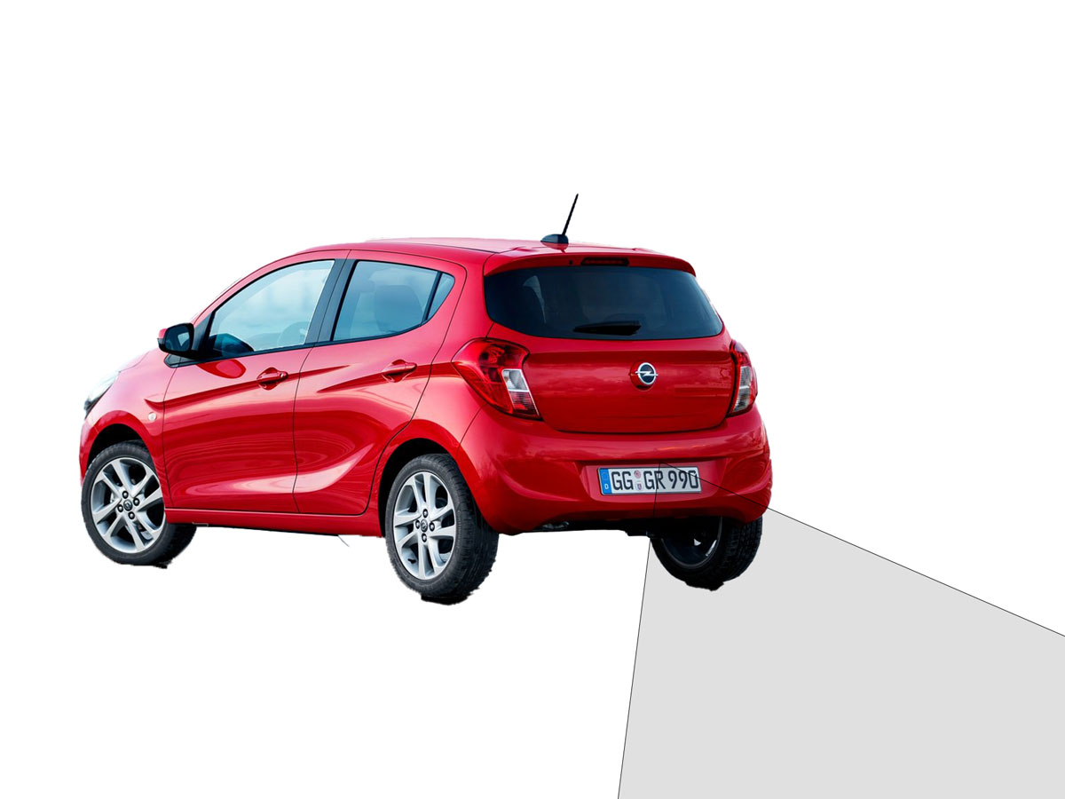 Opel Karl met achteruitrijcamera bij Ataf Turnhout