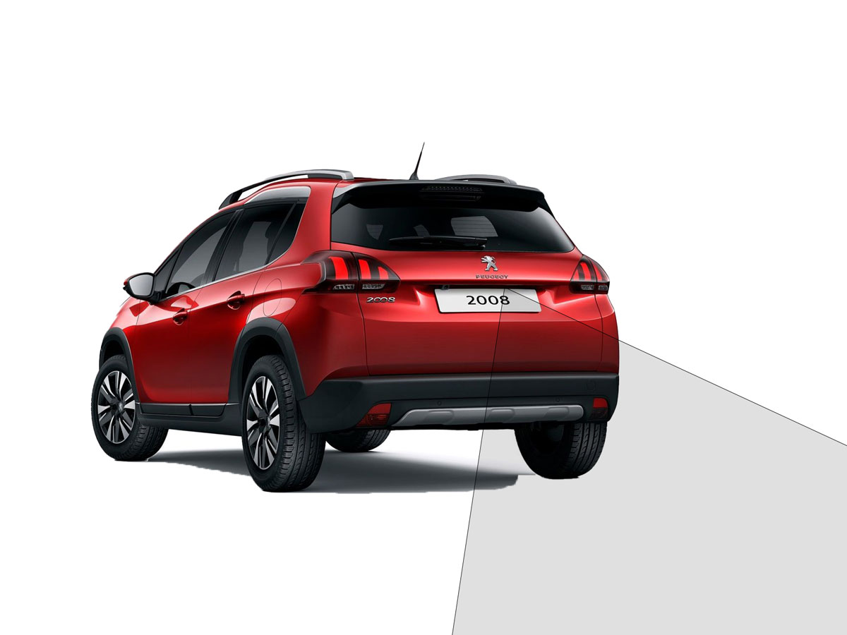 Peugeot 2008 met achteruitrijcamera bij Ataf Turnhout