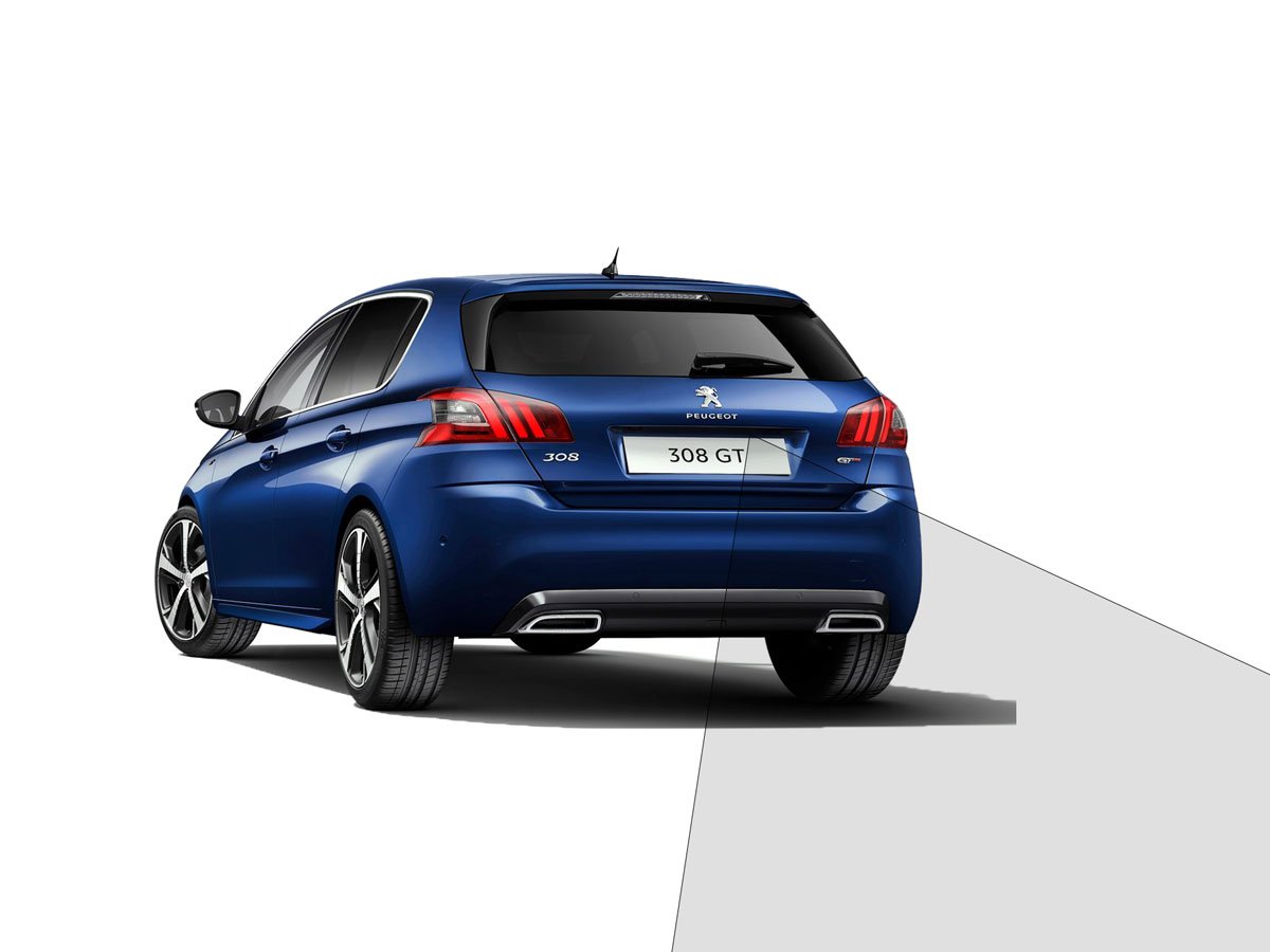 Peugeot 308 met achteruitrijcamera bij Ataf Turnhout