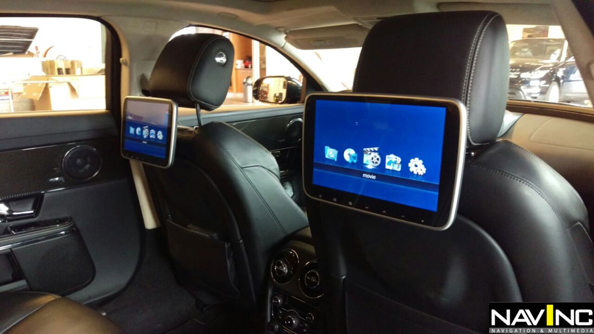 Rear Seat Entertainment Jaguar XJ bij Ataf Turnhout
