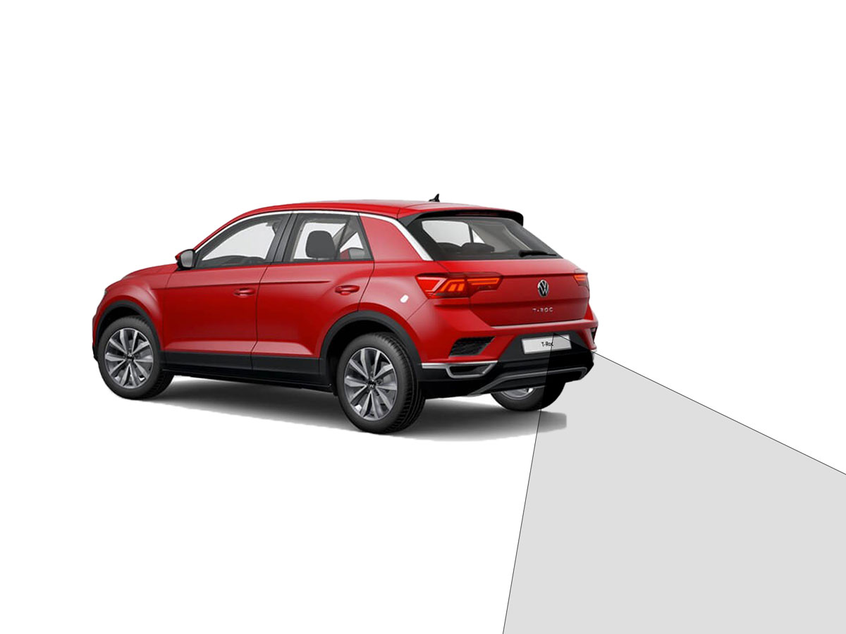 Volkswagen T-Roc met achteruitrijcamera bij Ataf Turnhout