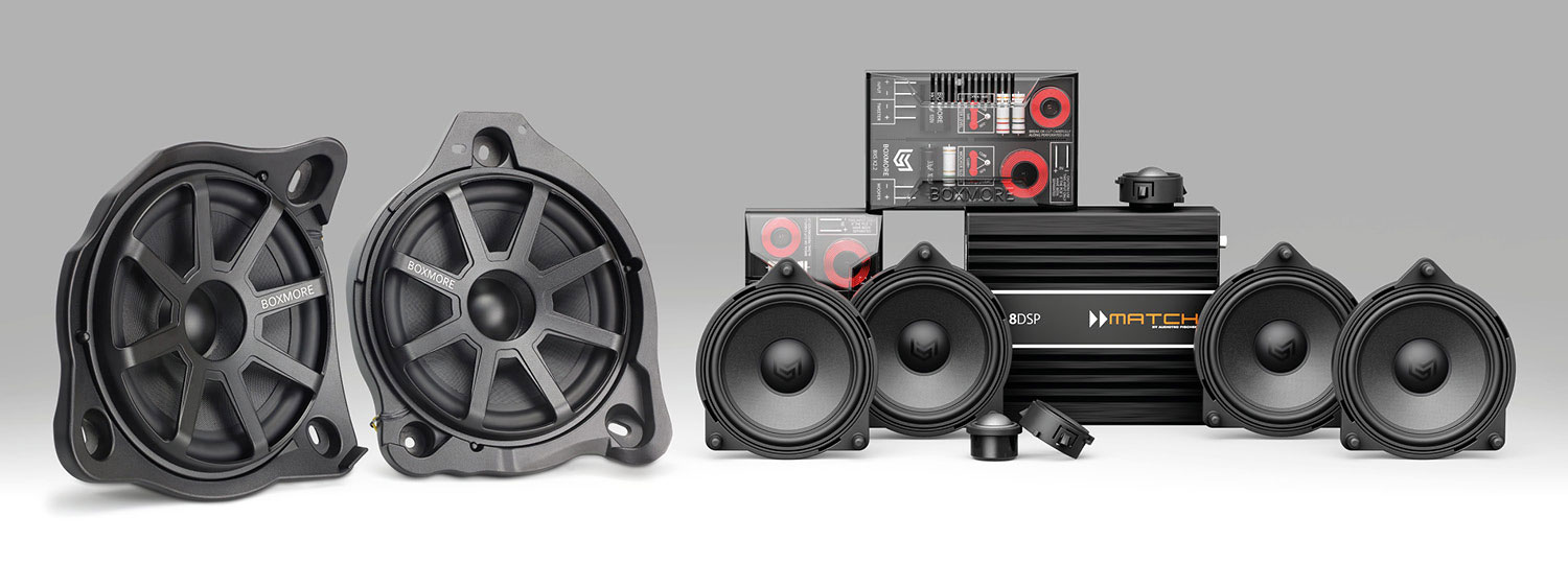 Mercedes Boxmore en Match producten voor audio upgrade van Mercedes bij Ataf Turnhout