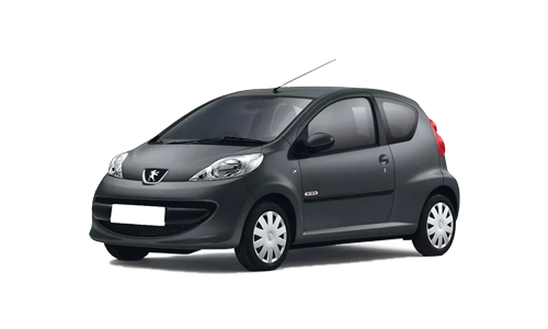 Peugeot 107 transparante afbeelding bij Ataf Turnhout